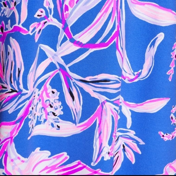 NWT Lilly Pulitzer Ophelia Swing Dress Blue XXS - Picture 5 of 6